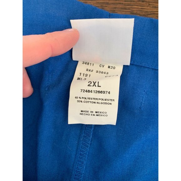 Chicago Cubs MLB Cherokee Team Blue Nursing Scrubs Pants - Size XXL With Tags - Picture 5 of 8